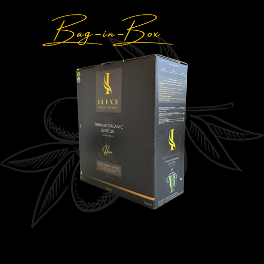 BIO Olivenöl native Extra Bag-in-Box in verschiedenen Grössen: 1.5 Liter, 3 Liter und 5 Liter.