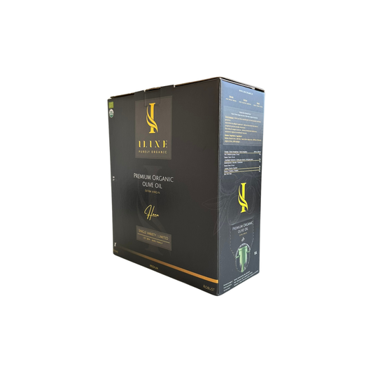 BIO Olivenöl native Extra Bag-in-Box in verschiedenen Grössen: 1.5 Liter, 3 Liter und 5 Liter.