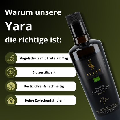 ORGANIC Olive Oil: Yara (Medium)