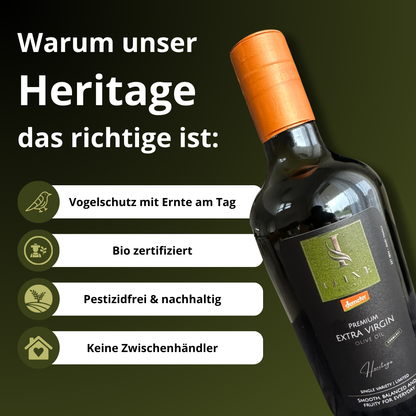 Organic Demeter Olive Oil: Heritage (Medium)