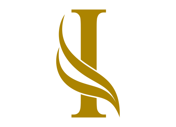 Iline Organic Monogramm in Dunkelgold.