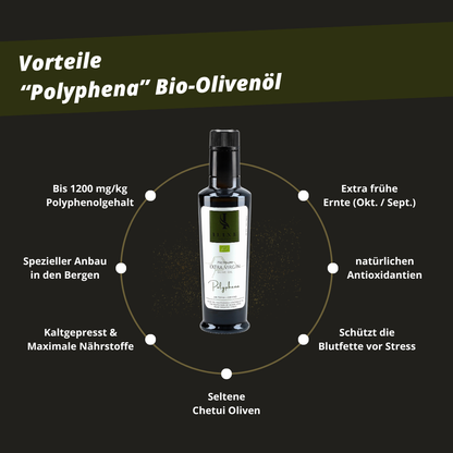 Organic olive oil: Polyphena