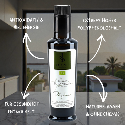 Organic olive oil: Polyphena