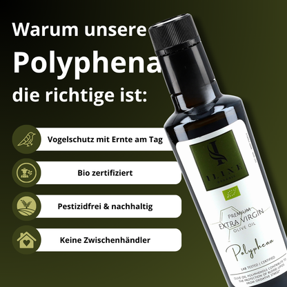 Organic olive oil: Polyphena
