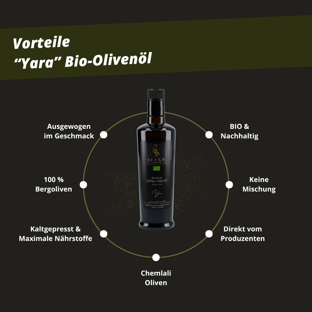 ORGANIC Olive Oil: Yara (Medium)