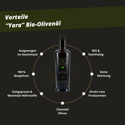 ORGANIC Olive Oil: Yara (Medium)